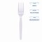 Boardwalk Mediumweight Polystyrene, Fork, White, PK1000 BWK FORKMWPS - alternate 9